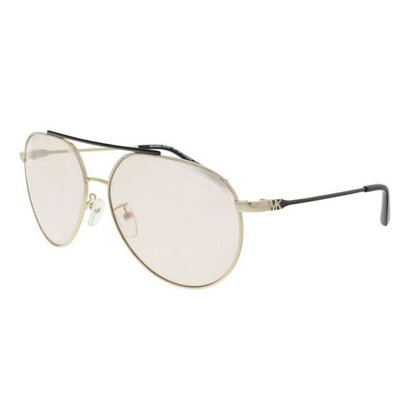 Michael Kors 0MK1041 Antigua 101473 Pale Gold Aviator Sunglasses - Picture 1 of 5